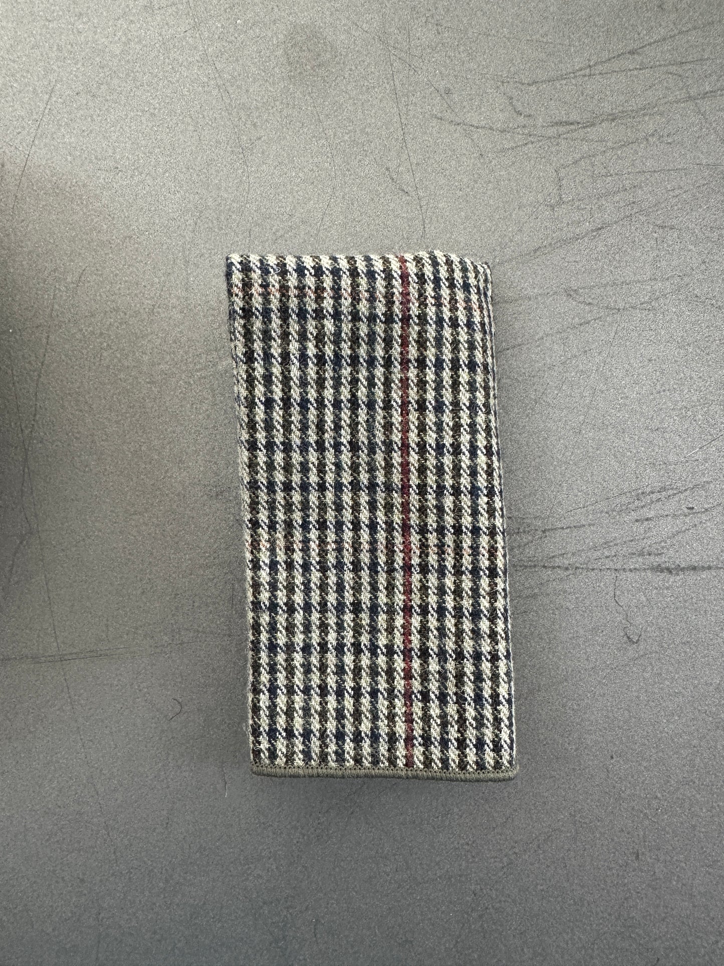 Maple Burnt Orange Wool Tie & Ox-Eye Pocket Square – Wedding & Valentine’s Gift for Me