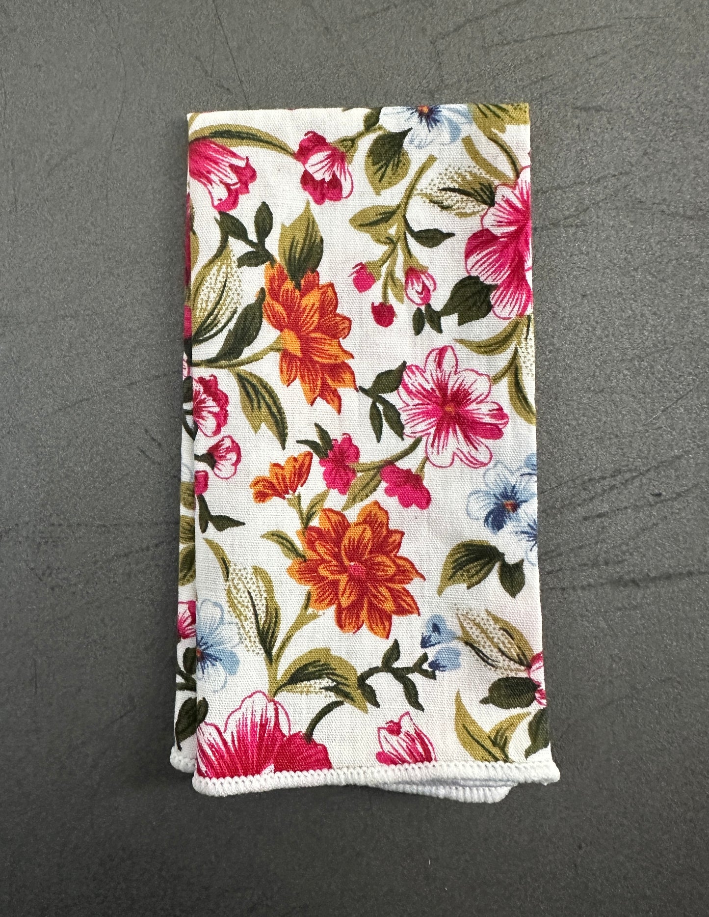 Shocking Pink Fuchsia Tie and Pocket Square Set | Hot Pink Wedding Tie and Pocket Square