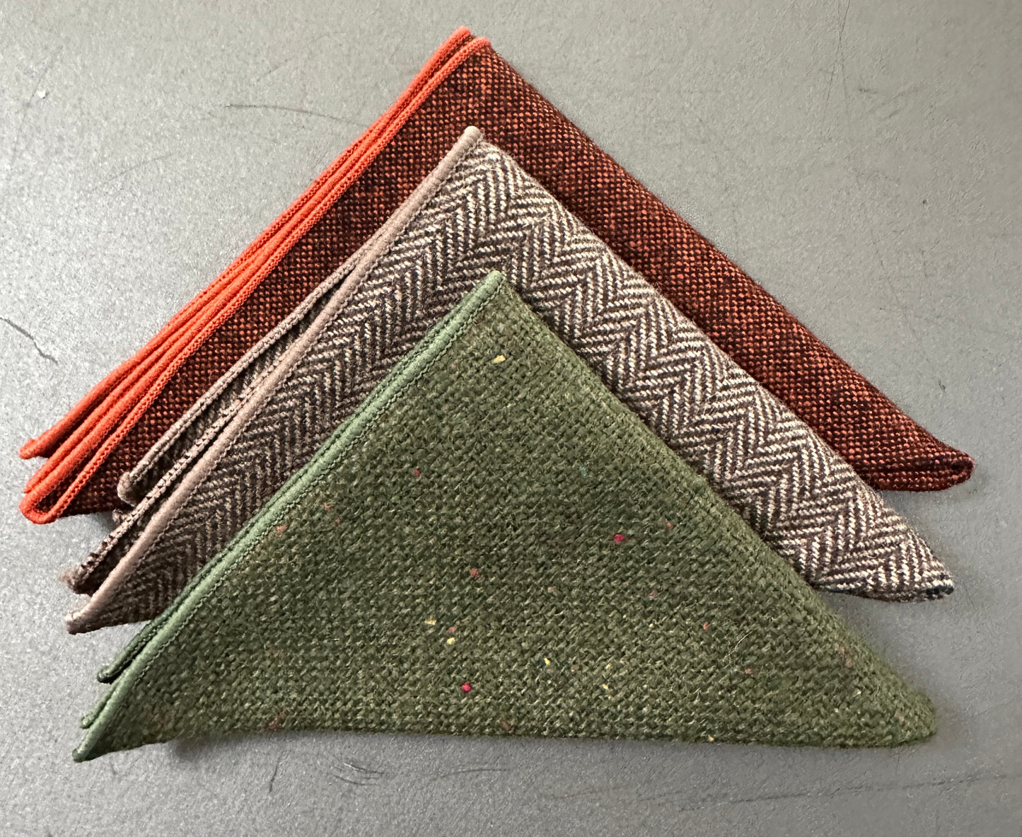 Olive: Knitted Tie, Green Knitted Tie, Pocket Square, Tie Set, Men's Ties, Wedding Ties