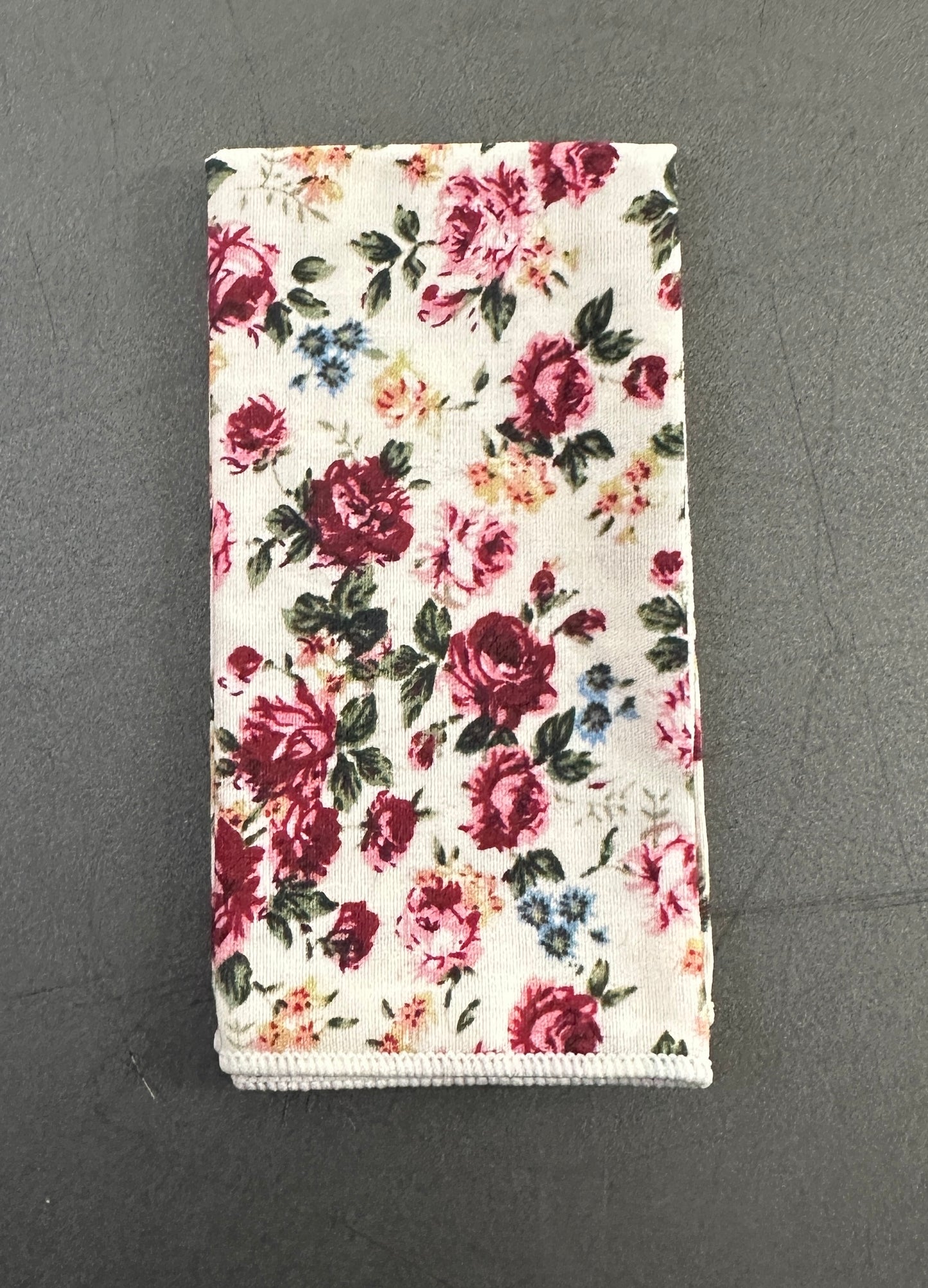 A rose pink pocket square for men ideal for shocking pink wedding ties.